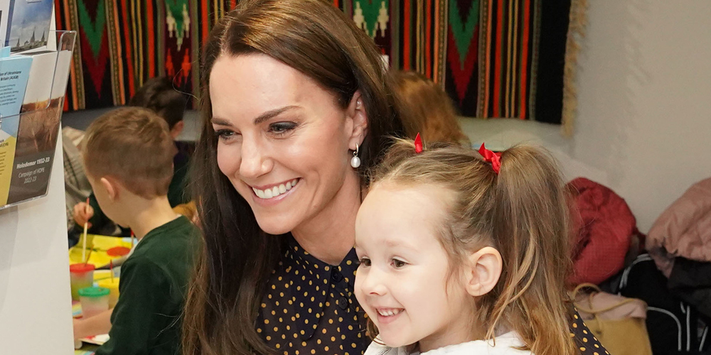 Kate Middleton Visits Ukrainian Families Displaced By the War | Kate