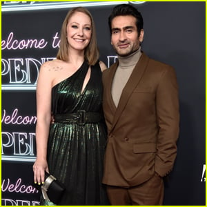 Kumail Nanjiani Gets Support from Wife Emily V. Gordon at 'Welcome to Chippendales' Premiere