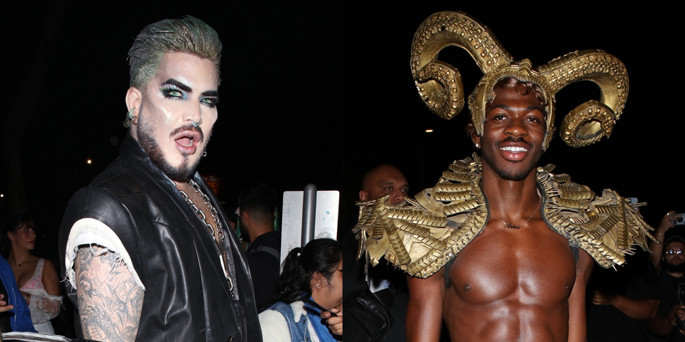 Adam Lambert & Lil Nas X Party Together on Halloween - See Their Costumes!
