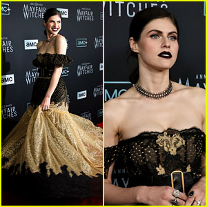 Alexandra Daddario Goes Gothic Chic at 'Mayfair Witches' Premiere!
