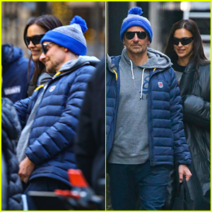 Bradley Cooper & Irina Shayk Check Out All Things Christmas With Daughter Lea in NYC