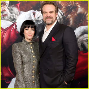 David Harbour Gets Support from Wife Lily Allen at 'Violent Night' Premiere