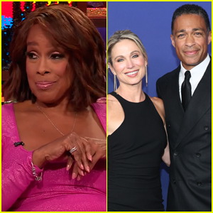 Gayle King Weighs In on T.J. Holmes & Amy Robach's 'Messy' Affair - Watch Now