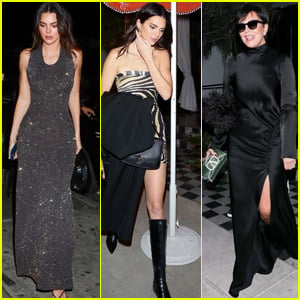 Kendall Jenner Pulls Off An Outfit Change During Night Out, Parties at Same Club as Kris Jenner