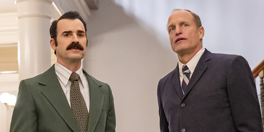 White House Plumbers Review Woody Harrelson Justin Theroux Hbo 1235405745 Woody Harrelson & Justin Theroux Plant Spy Surveillance in ‘White House