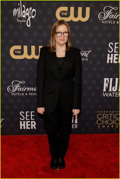 Women Talk director Sarah Polley at the 2023 Critics Choice Awards
