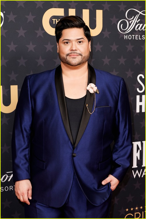 Puss in Boots: The Last Wish's Harvey Guillen at the 2023 Critics Choice Awards