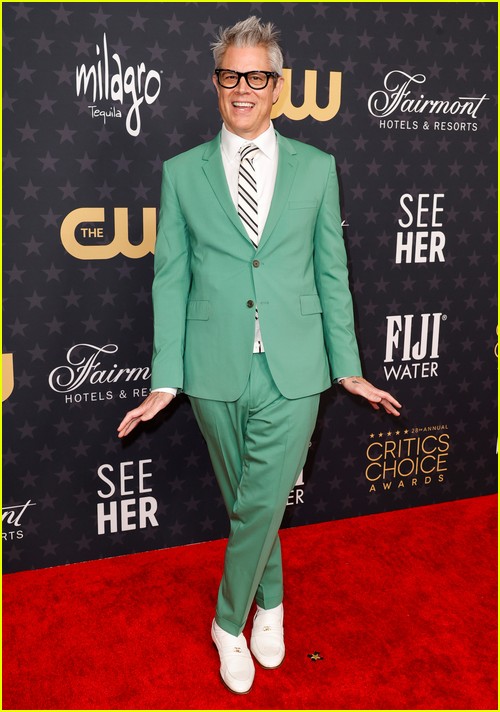 Reboot's Johnny Knoxville at the 2023 Critics Choice Awards