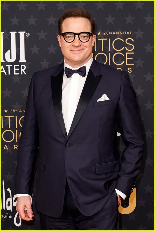 Brendan Fraser of The Whale at the 2023 Critics Choice Awards