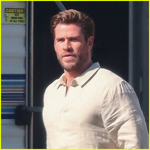 Liam Hemsworth Takes a Break on the Set of 'Lonely Planet'