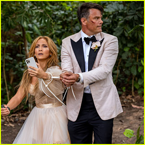 Jennifer Lopez & Josh Duhamel Literally Tie The Knot In New 'Shotgun Wedding' Pics (Exclusive)