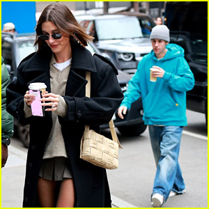 Justin & Hailey Bieber Head to Lunch in NYC After Busy Week in LA Together