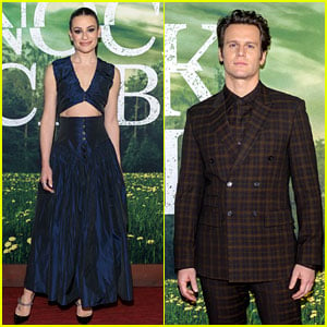 Lea Michele Supports BFF Jonathan Groff at 'Knock at the Cabin' World Premiere in NYC!