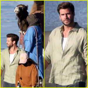 Check Out Photos of Liam Hemsworth Filming His New Netflix Movie in Malibu