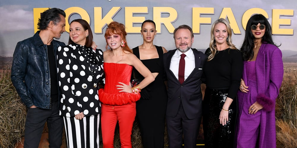 Natasha Lyonne & Rian Johnson Tease 'Poker Face's 'How To Catch 'Em' Format at Premiere in LA | Amy Poehler, Benjamin Bratt, Brandon Micheal Hall, Clea DuVall, Danny Fujikawa, Dascha Polanco, Fred Armisen, Jameela Jamil, Kate Hudson, Maya Rudolph, Natasha Lyonne, Rhea Perlman, Rian Johnson, Rowan Blanchard - Vimarsana News