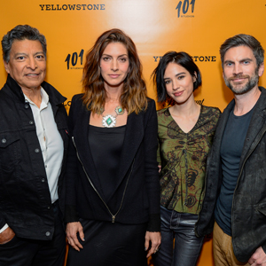 Yellowstone's Gil Birmingham, Dawn Olivieri, Kelsey Asbille & Wes Bentley Attend Los Angeles SAG Event