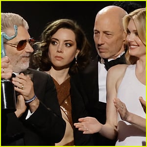 Aubrey Plaza Insider Reveals Why She Looked Upset, Mouthed 'Jesus Christ' On Stage at SAG Awards 2023