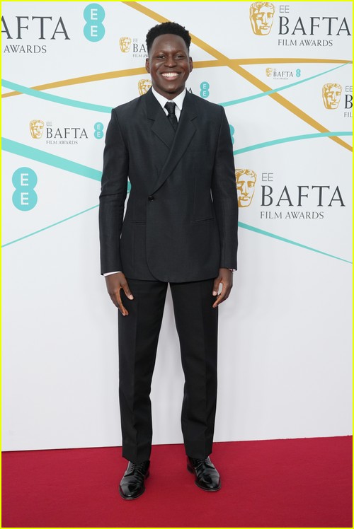 Ted Lasso’s Toheeb Jimoh at the BAFTAs 2023