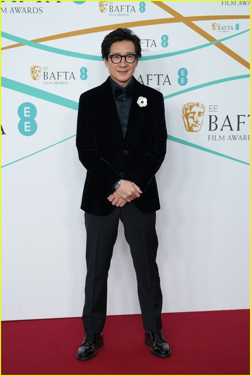 Everything Everywhere All at Once’s Ke Huy Quan at the BAFTAs 2023