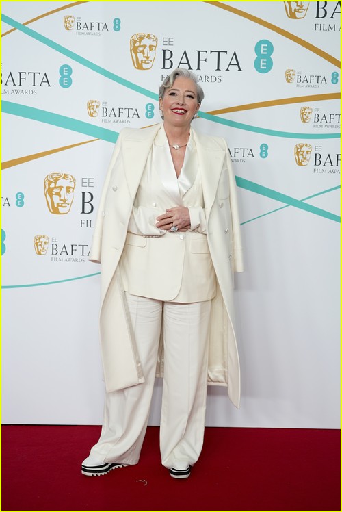 Good Luck to You, Leo Grande’s Emma Thompson at the BAFTAs 2023