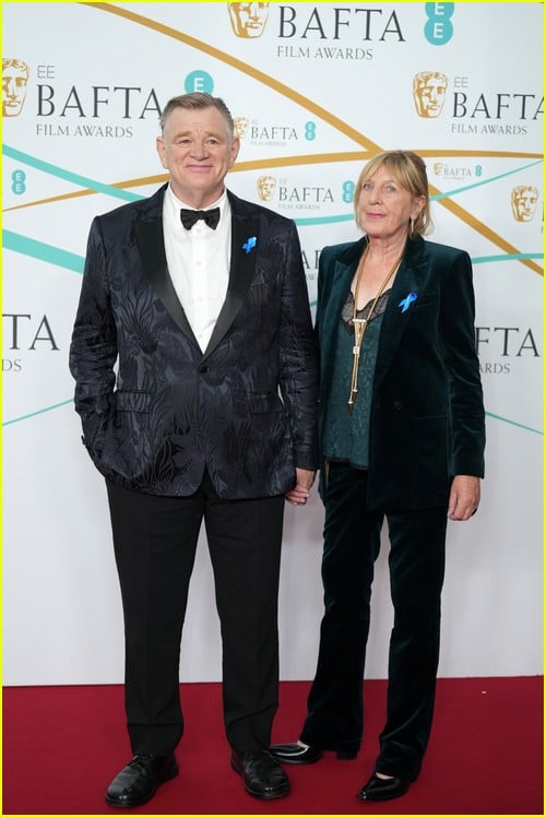 The Banshees of Inisherin’s Brendan Gleeson and wife Mary at the BAFTAs 2023