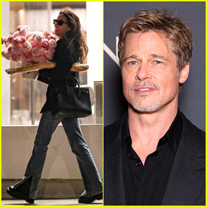 Brad Pitt Sent Girlfriend Ines de Ramon Flowers on Valentine's Day While in Different Cities