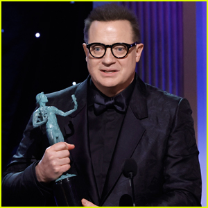 Brendan Fraser Gets Emotional While Accepting Best Actor Award for 'The Whale' at SAG Awards 2023