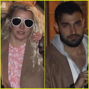 Britney Spears Shows Off a Dress She Made, Grabs Dinner With Sam Asghari