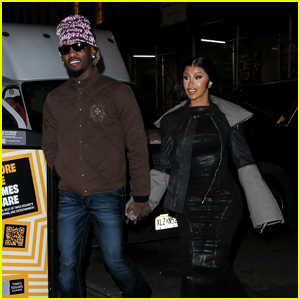Cardi B & Offset Hold Hands While Stepping Out for Dinner on Valentine's Day