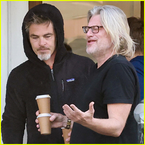 Chris Pine Spotted Getting Coffee with 'Blonde' Director Andrew Dominik