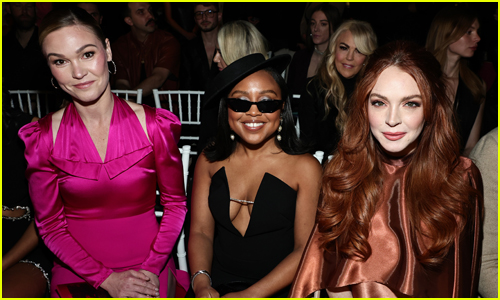 Lindsay Lohan, Quinta Brunson & Julia Stiles Sit Front Row at Christian Siriano's NYFW Show