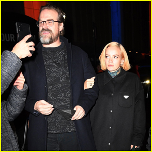 David Harbour & Wife Lily Allen Keep Close Leaving Knicks Game in NYC