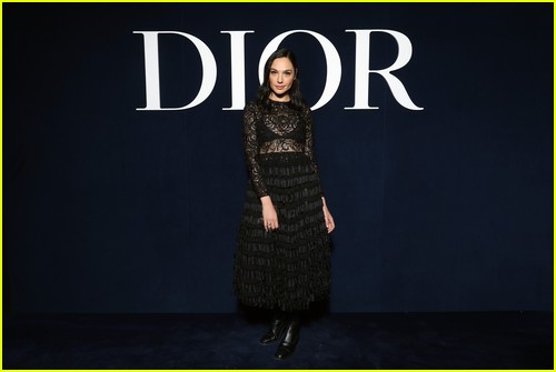 Gal Gadot at the Dior fashion show in Paris