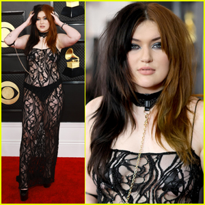 GAYLE Pairs Two-Toned Hair with Sheer Dress at Grammys 2023