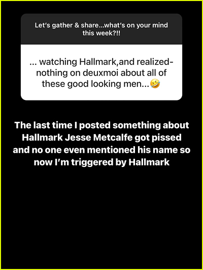 DeuxMoi explains why she doesn't post about Hallmark