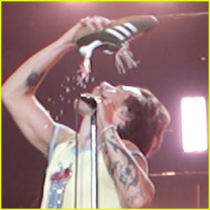 Harry Styles Does a 'Shoey,' Drinks Beer Out of Shoe in Australian Concert Tradition