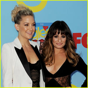 Here's Why Kate Hudson's Visit to Lea Michele in 'Funny Girl' Is So Meta for 'Glee' Fans