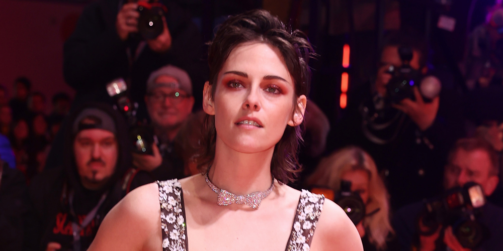 Kristen Stewart Goes Glam, Accessorizes with Bejeweled Bowtie for Berlinale International Film Festival Opening Ceremony