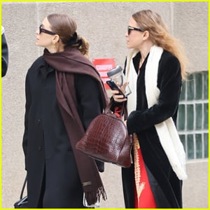 Mary-Kate & Ashley Olsen Head Out on Coffee Run Before Work in NYC