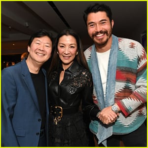 Michelle Yeoh Has 'Crazy Rich Asians' Reunion With Henry Golding & Ken Jeong!