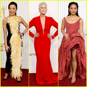 Michelle Yeoh, Jamie Lee Curtis & Stephanie Hsu Are Forces of Fashion at the SAG Awards 2023