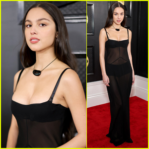 Olivia Rodrigo Goes Chic in Black Dress for Grammys 2023