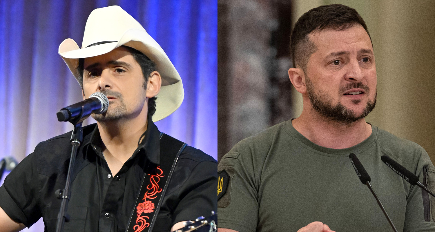Brad Paisley Releases New Song 'Same Here' Featuring Ukrainian President Volodymyr Zelenskyy – Listen Now Brad Paisley Releases New Song 'Same Here' Featuring Ukrainian President Volodymyr Zelenskyy – Listen Now | Brad Paisley, First Listen, Lyrics, Music, Volodymyr Zelenskyy - Vimarsana News