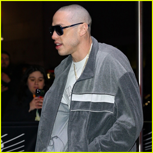 Pete Davidson Shows Off Newly Shaved Head While Leaving Knicks Game in NYC