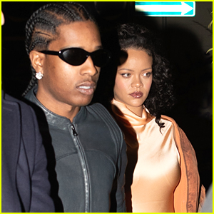 Pregnant Rihanna Steps Out For Date Night With A$AP Rocky in Milan