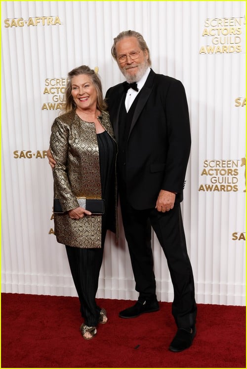 Jeff Bridges and wife Susan at the SAG Awards 2023