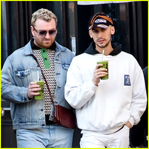 Sam Smith Spotted on NYC Juice Run with Rumored Boyfriend Christian Cowan