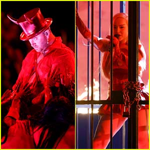 Sam Smith & Kim Petras Heat Up the Grammys Stage with 'Unholy' Performance