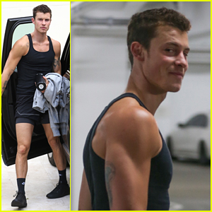 Shawn Mendes Looks Fit in Short Shorts & Tank Top After Latest Gym Sighting