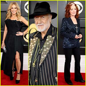 In Memoriam Performers Sheryl Crow, Bonnie Raitt, & Mick Fleetwood Walk Carpet at Grammys 2023